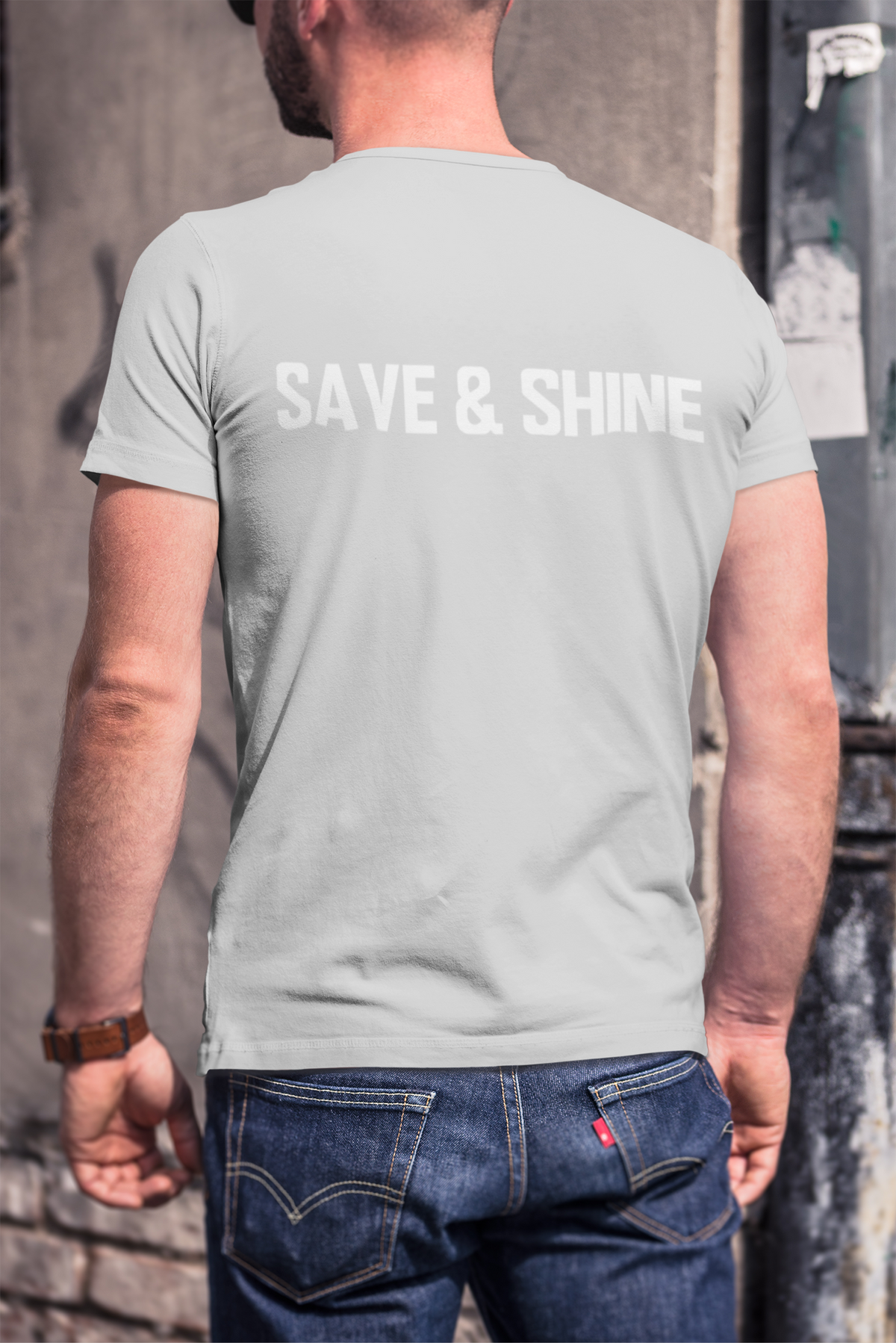 Save and Shine Small Logo Unisex Tee - Ruff Life Rescue Wear
