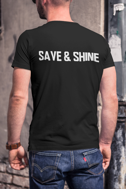 Save and Shine Large Logo Unisex Tee - Ruff Life Rescue Wear