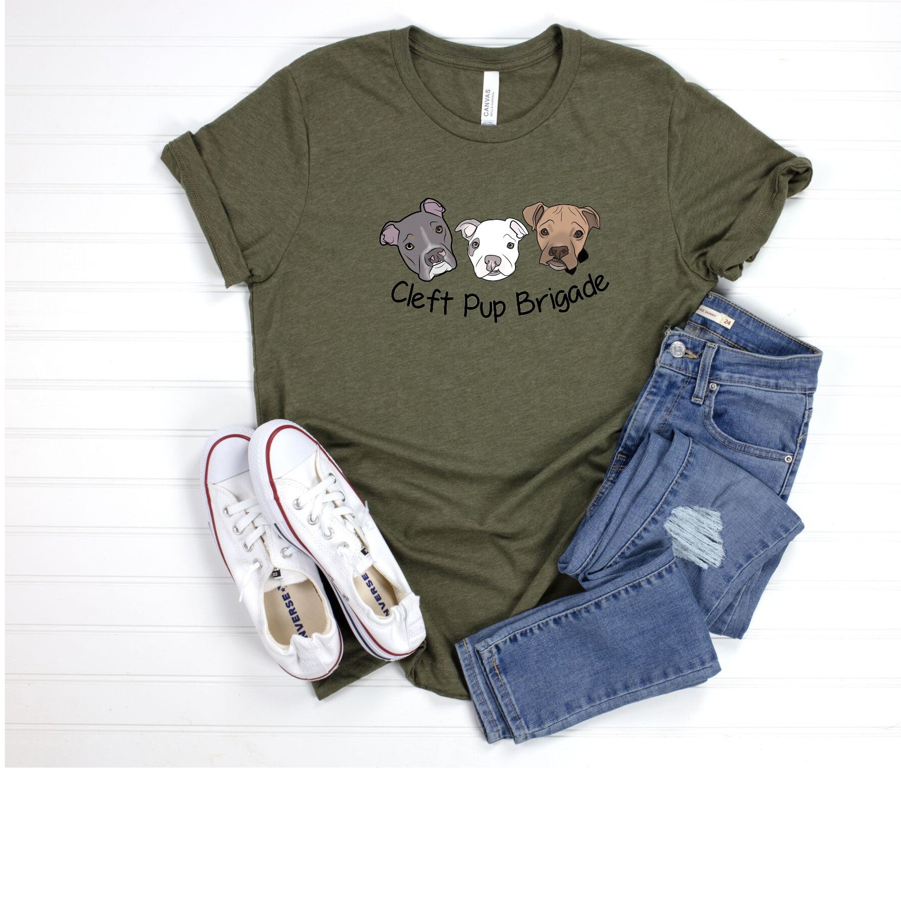 New Cleft Pup Brigade Unisex (large logo) - Ruff Life Rescue Wear