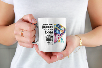 Pitty Eyes Coffee Mug - Ruff Life Rescue Wear