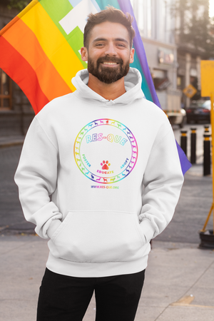 Pride Res-que Pullover Hoodie - Ruff Life Rescue Wear