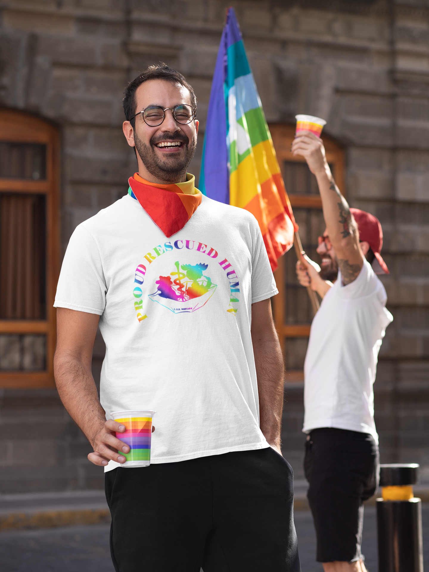 Pride Umbrella  - Unisex - Ruff Life Rescue Wear