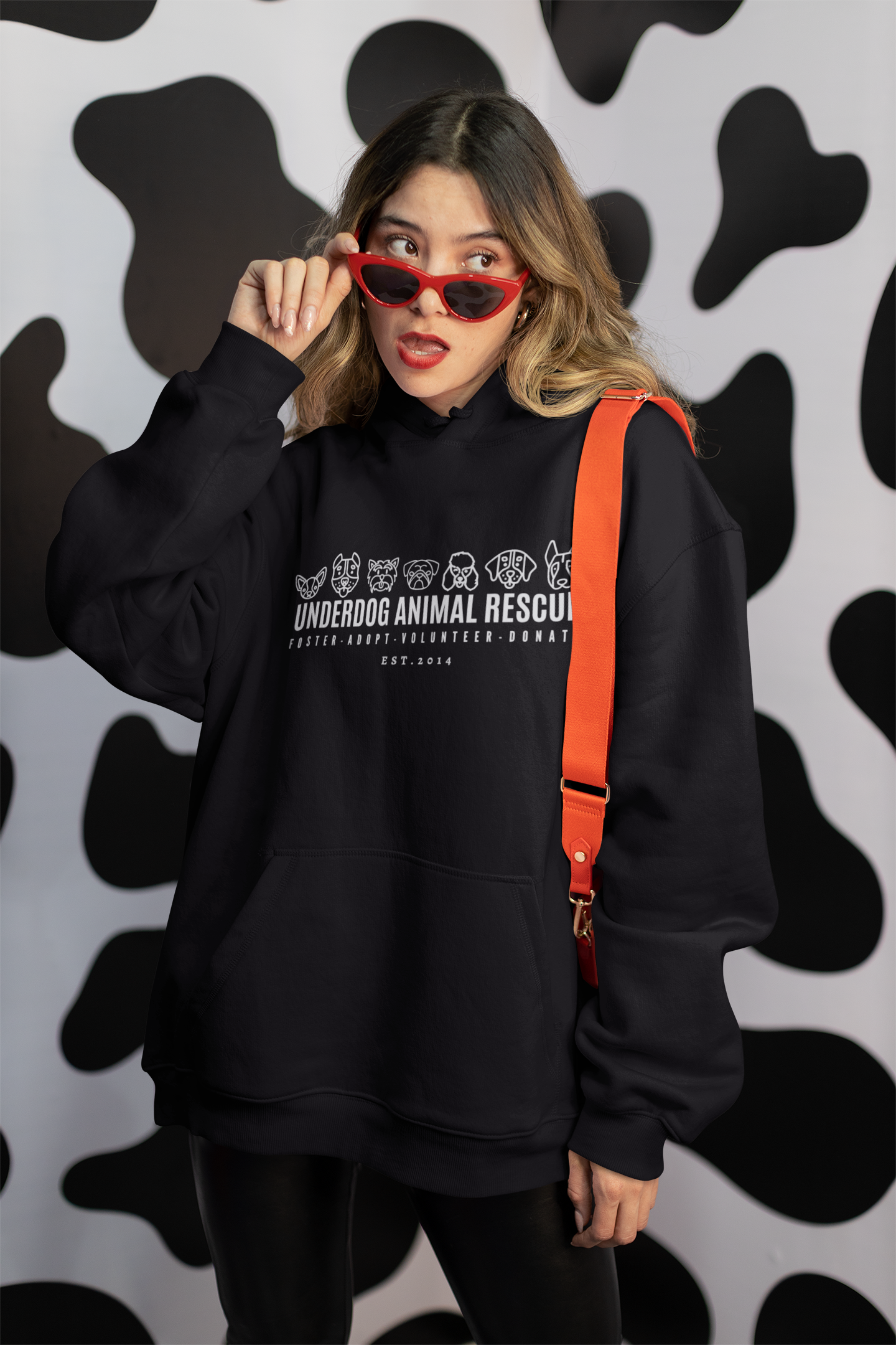 Underdog Adopt - Unisex Pullover Hoodie - Ruff Life Rescue Wear