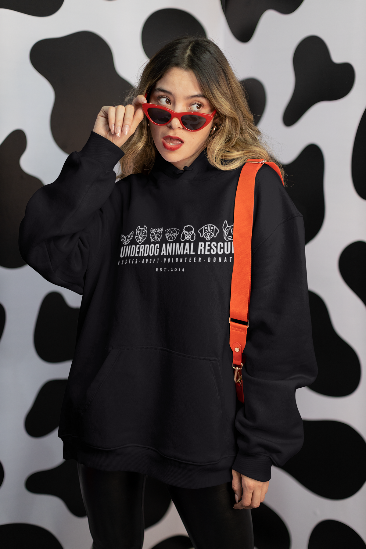 Underdog Adopt - Unisex Pullover Hoodie - Ruff Life Rescue Wear