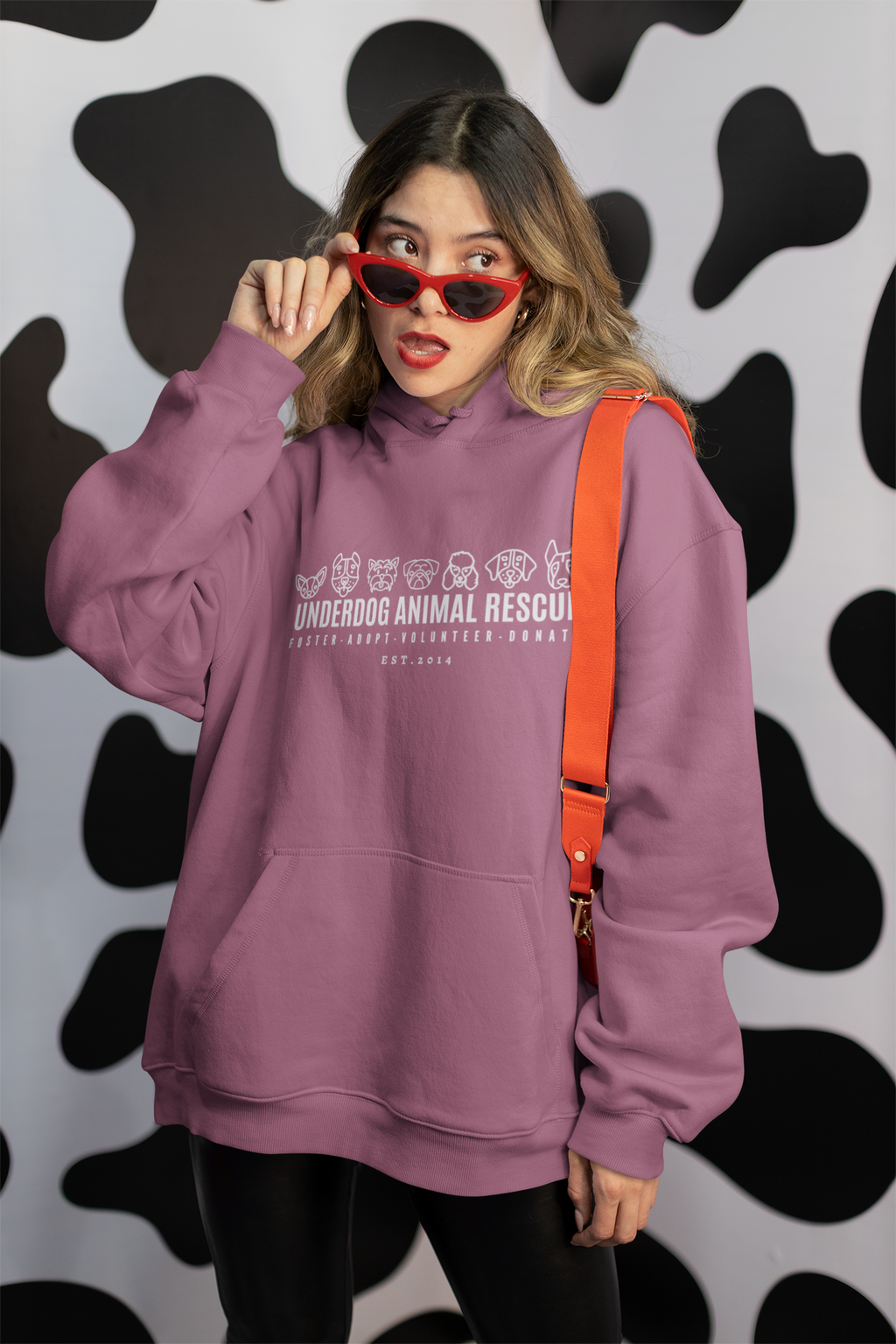 Underdog Adopt - Unisex Pullover Hoodie - Ruff Life Rescue Wear