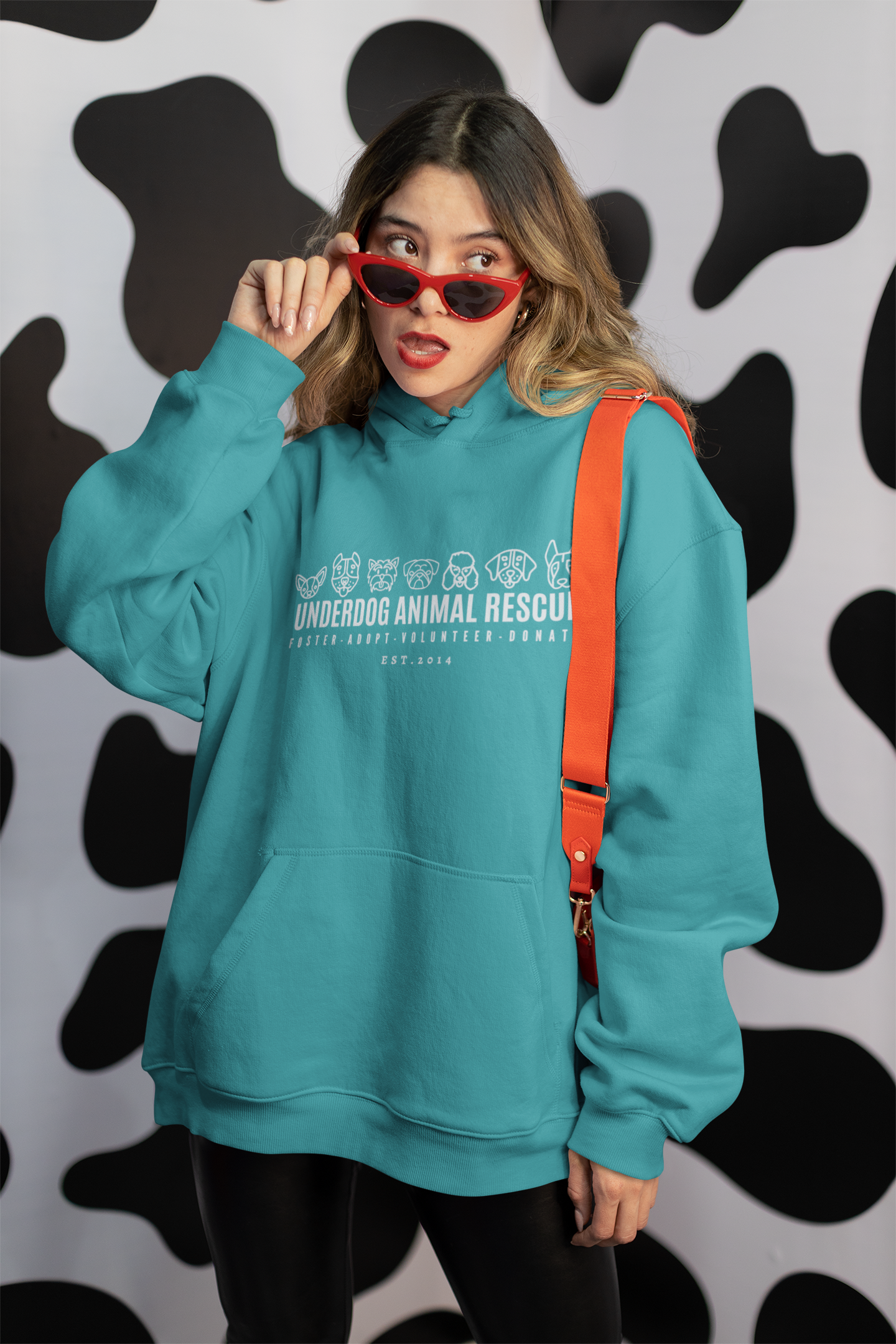 Underdog Adopt - Unisex Pullover Hoodie - Ruff Life Rescue Wear