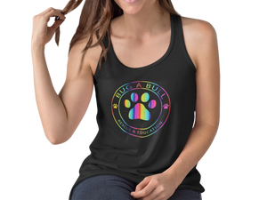Bug A Bull Pride Flowy Racerback Tank - Ruff Life Rescue Wear