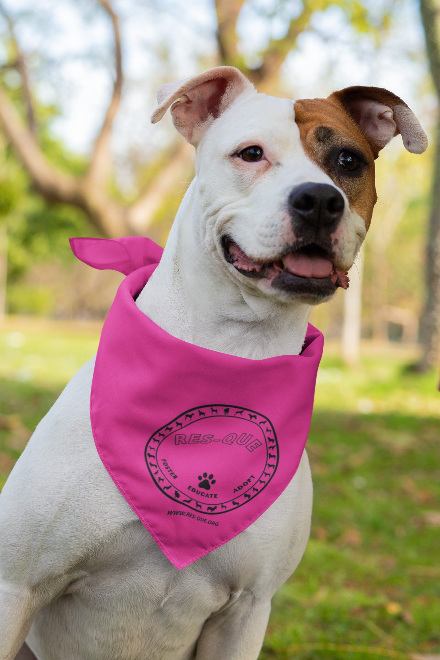 Res-Que Logo Doggie Bandana - Ruff Life Rescue Wear