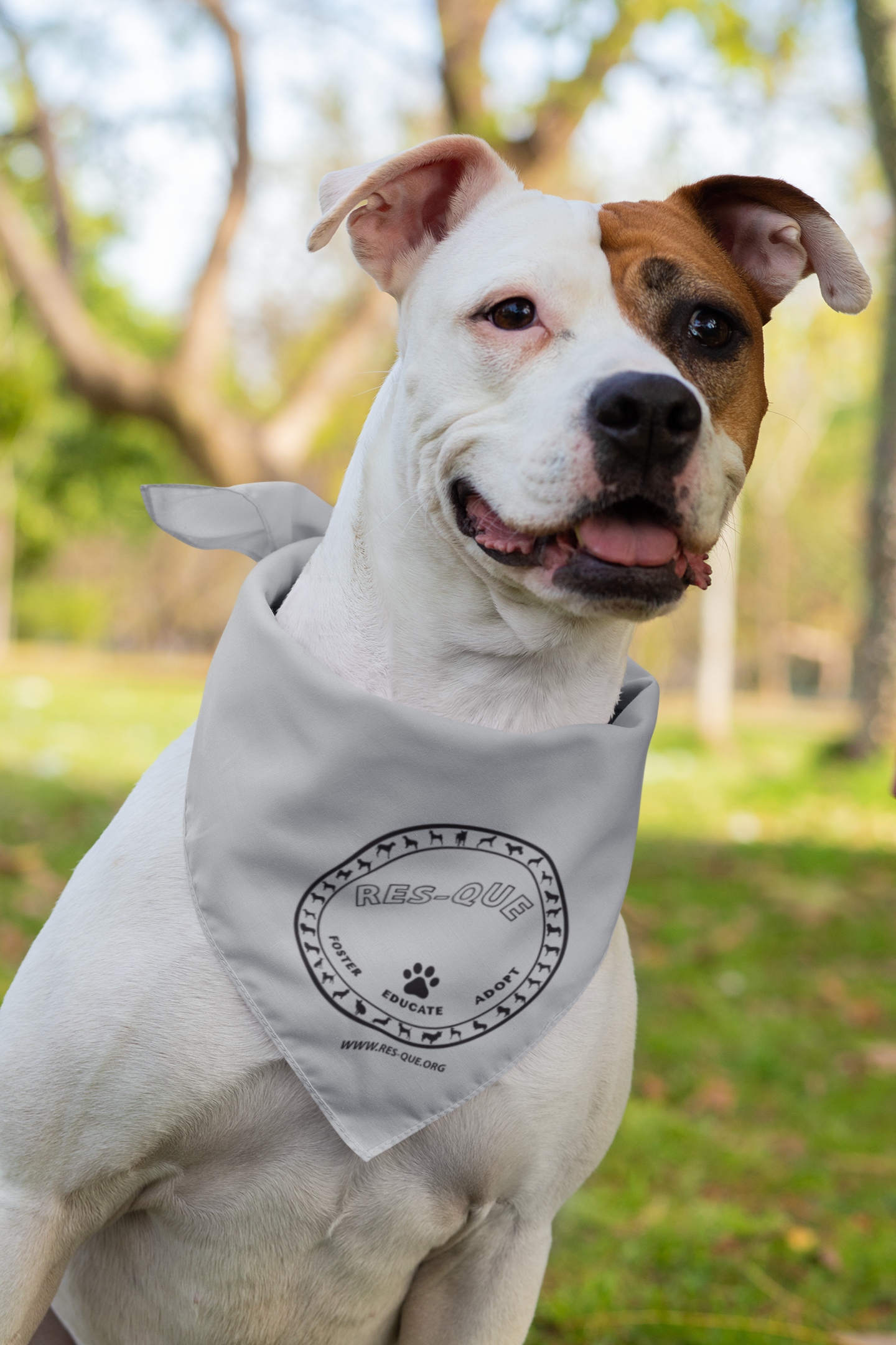 Res-Que Logo Doggie Bandana - Ruff Life Rescue Wear