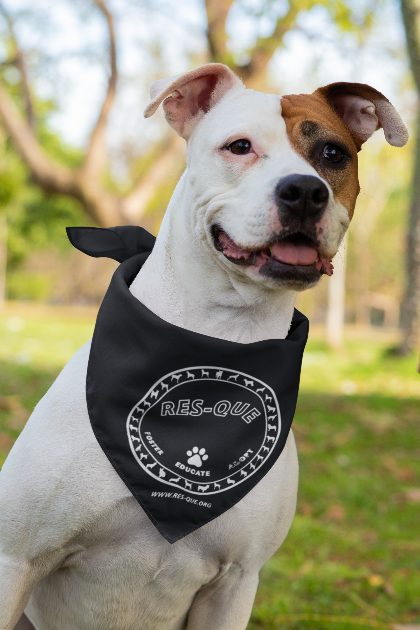 Res-Que Logo Doggie Bandana - Ruff Life Rescue Wear