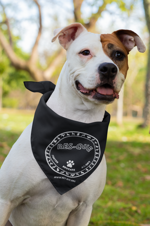 Res-Que Logo Doggie Bandana - Ruff Life Rescue Wear