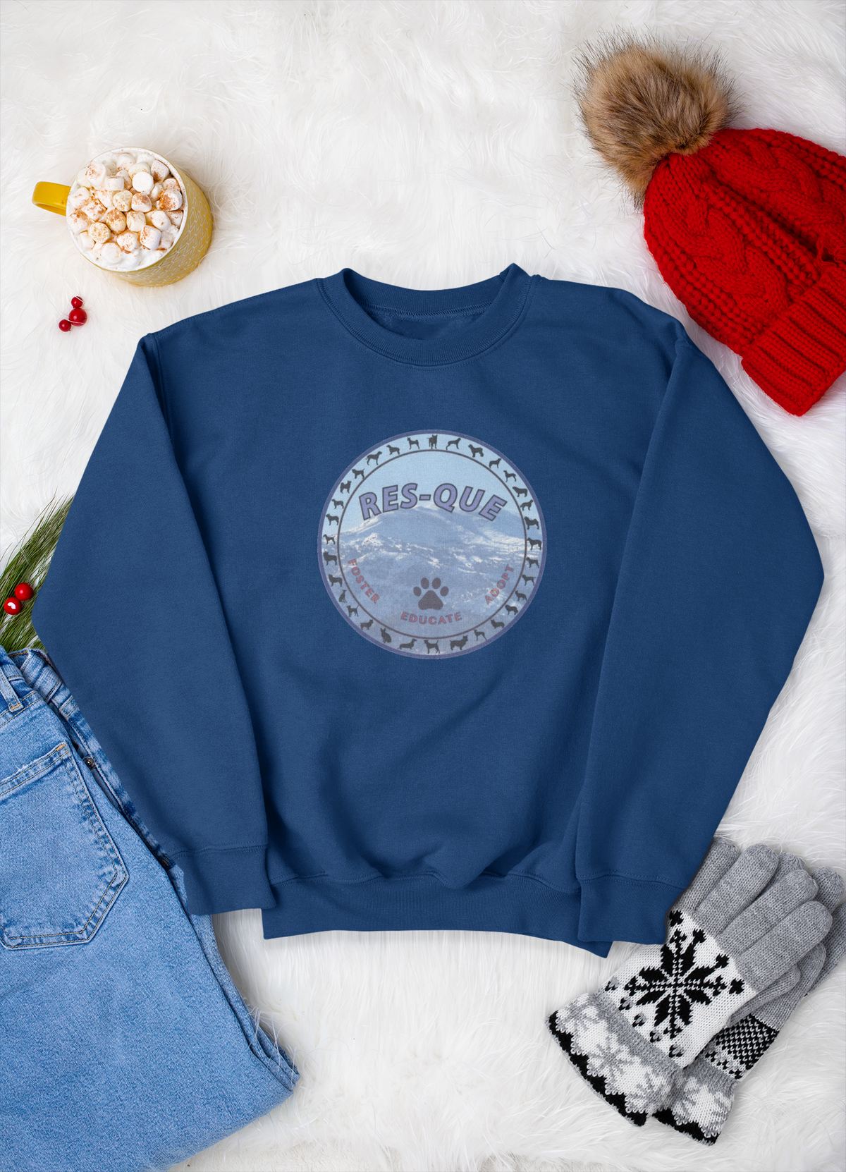 Res-Que Sweatshirts (Available in several colors) - Ruff Life Rescue Wear