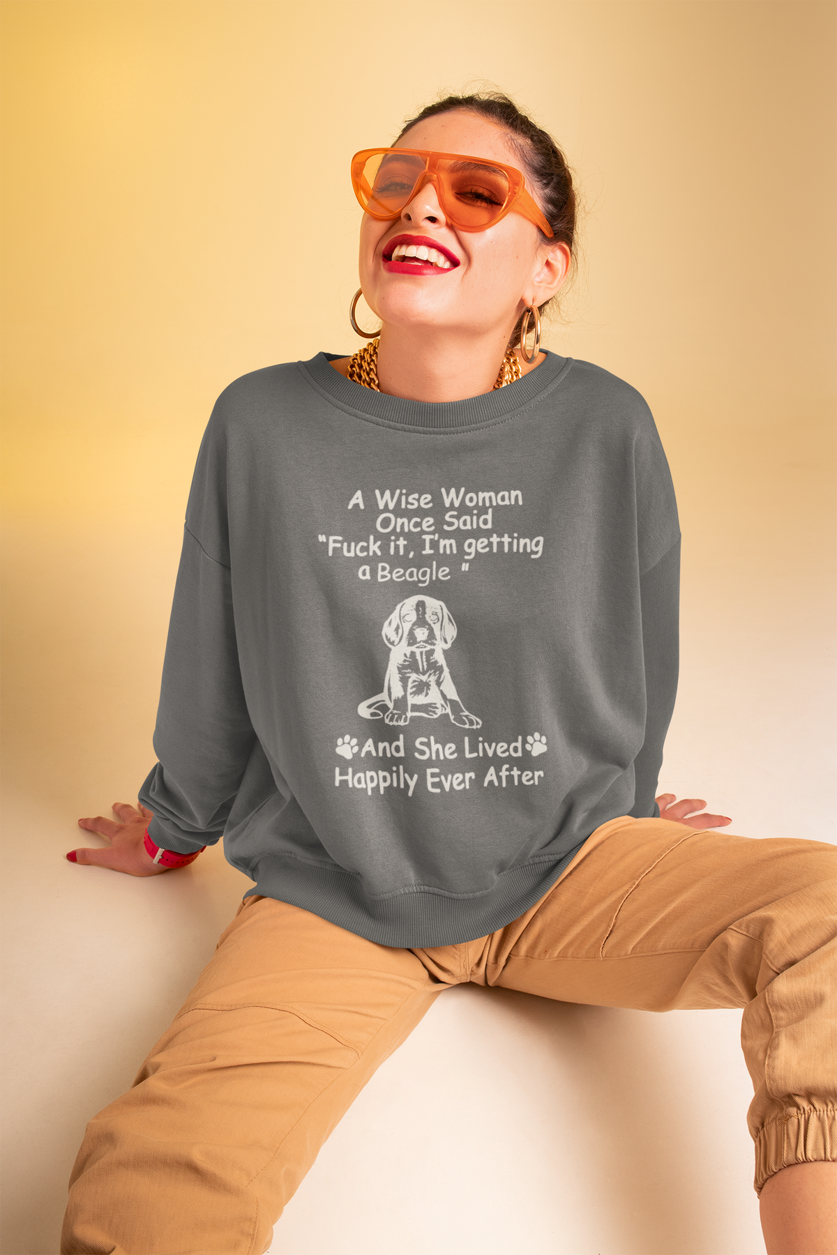 Get a Beagle Sweatshirt (Available in several colors) - Ruff Life Rescue Wear