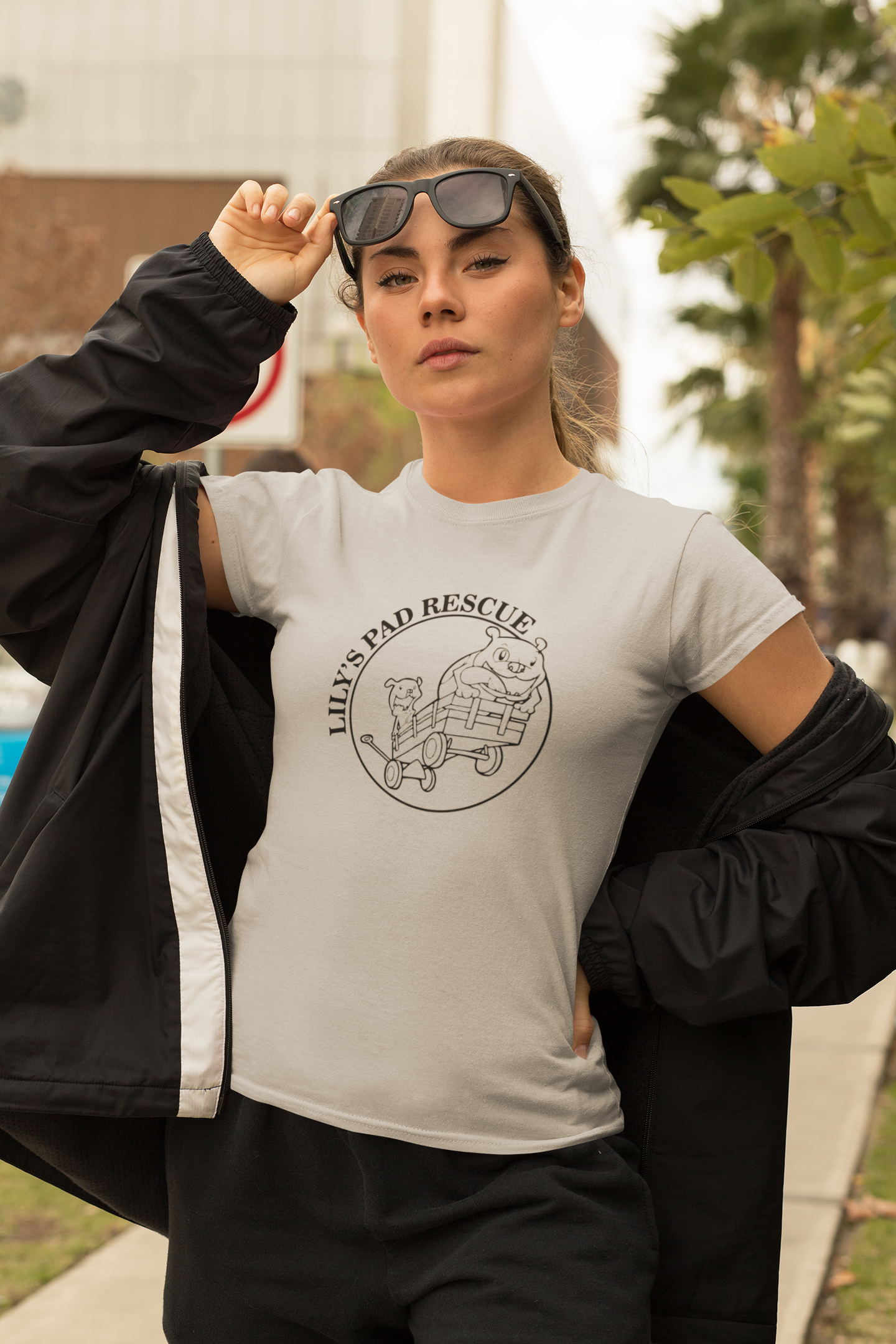 Lily's Pad Rescue Ladies Tee - Ruff Life Rescue Wear