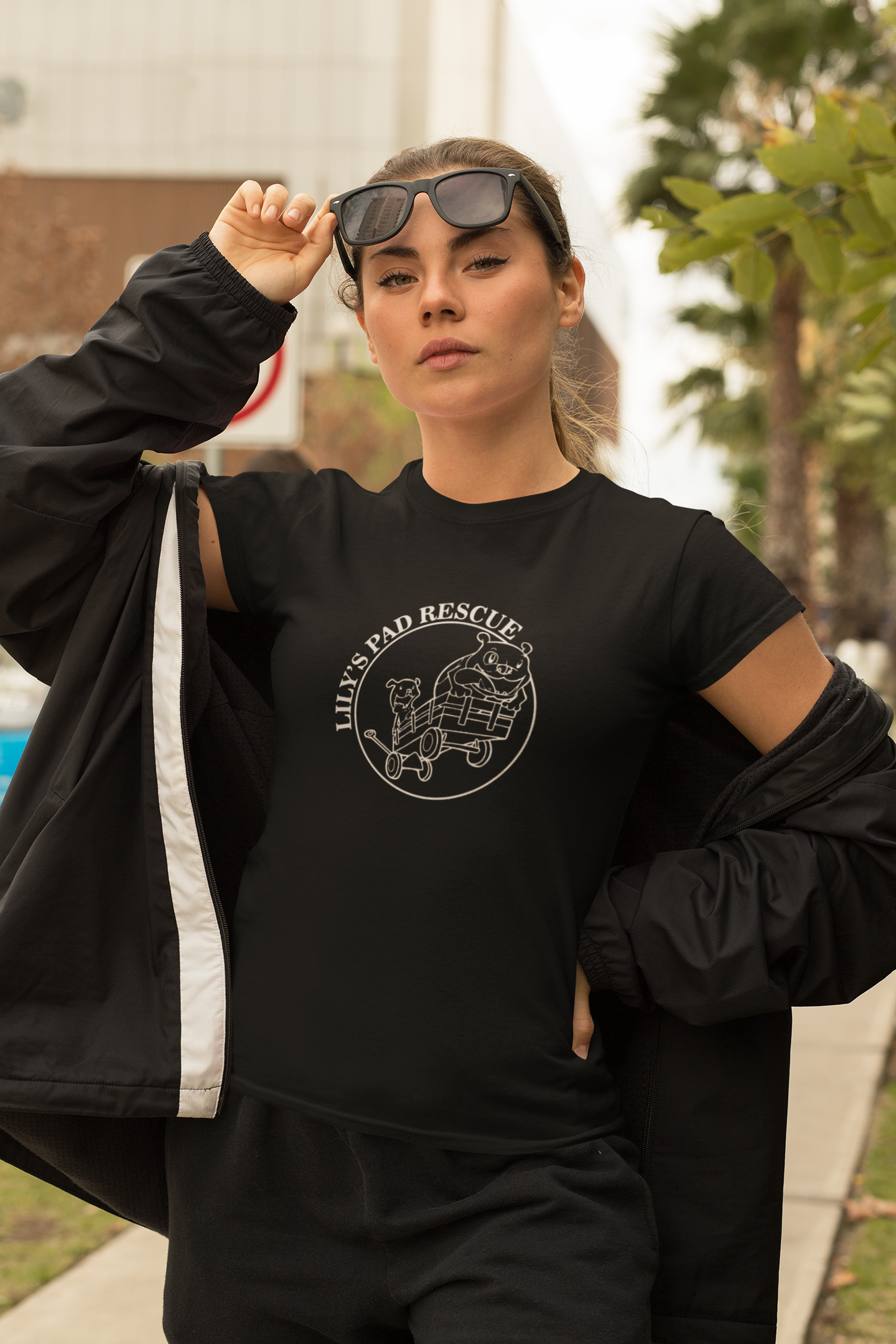 Lily's Pad Rescue Ladies Tee - Ruff Life Rescue Wear