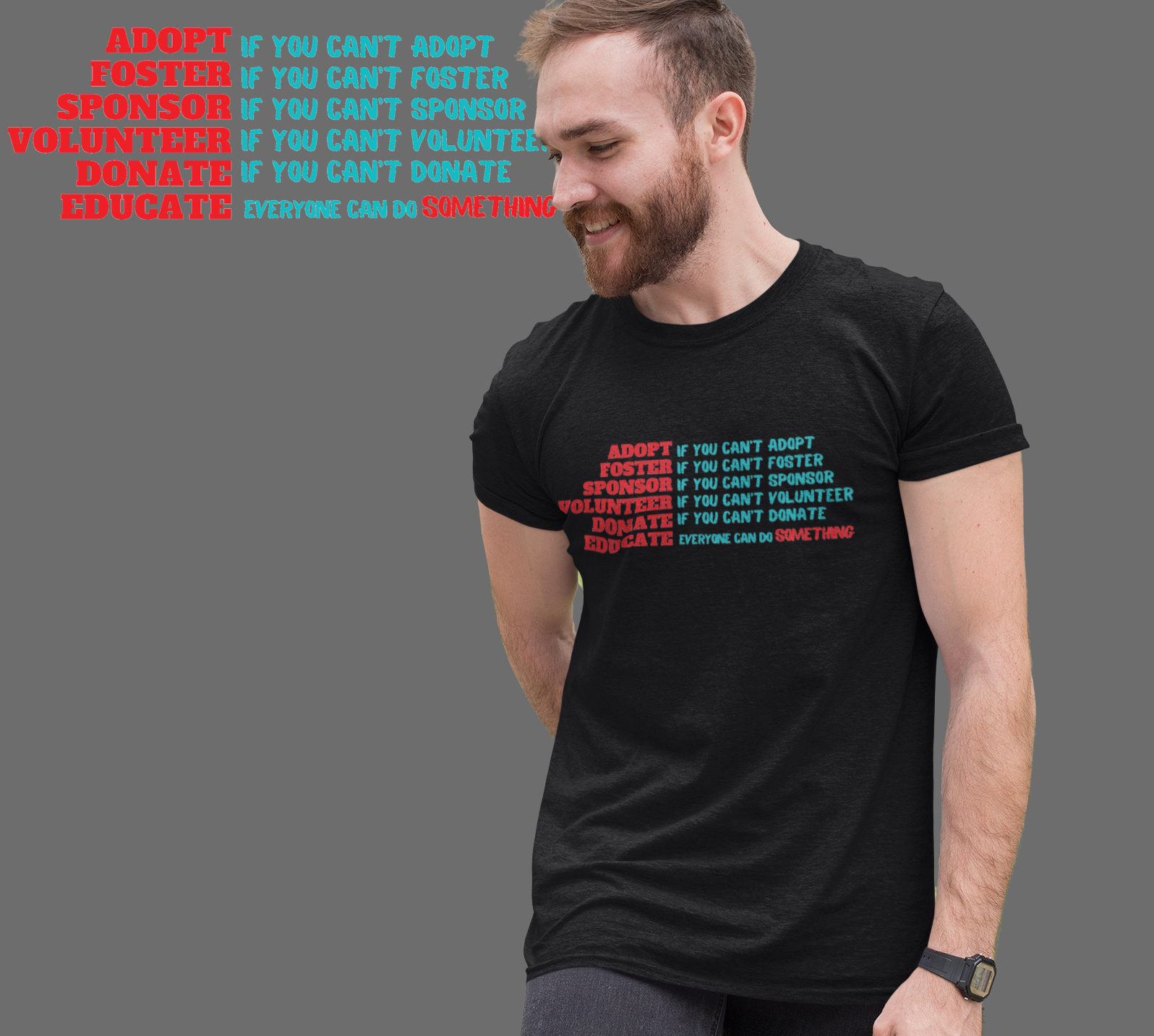Underdog Foster Unisex Tees - Ruff Life Rescue Wear
