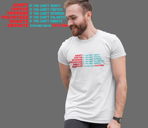 Underdog Foster Unisex Tees - Ruff Life Rescue Wear