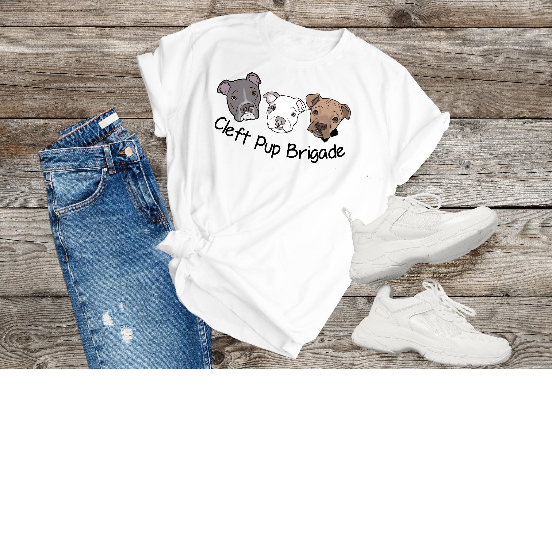 New Cleft Pup Brigade Unisex (large logo) - Ruff Life Rescue Wear